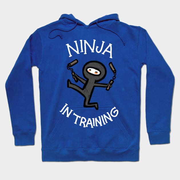 Ninja in Training Hoodie by Queenmob